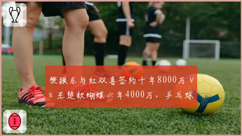 樊振东与红双喜签约十年8000万 vs 王楚钦蝴蝶六年4000万,乒乓球明星装备赞助年限与商业价值